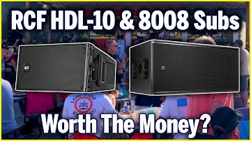 RCF HDL-10-A and RCF 8008 Subs - Are They Worth The Money??