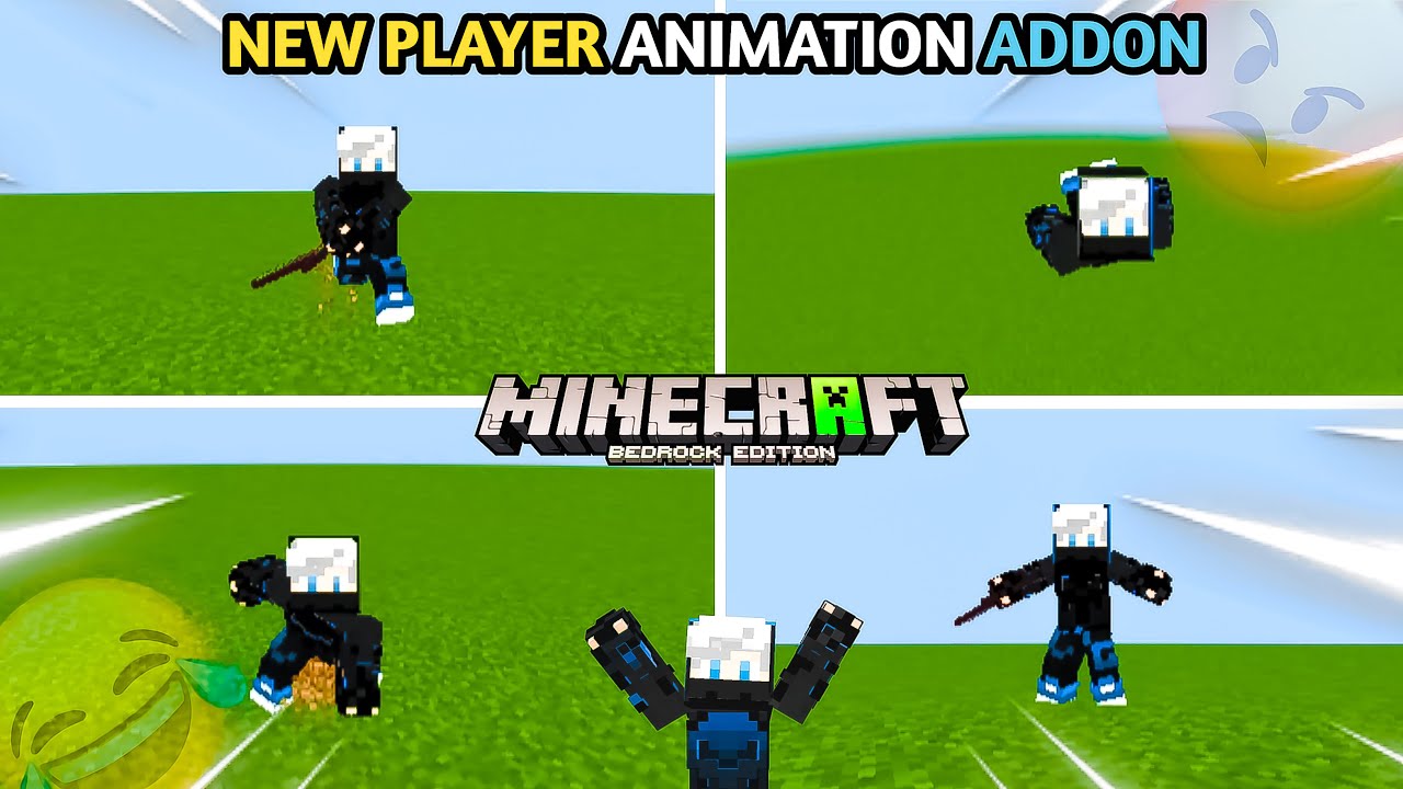 New Player Animation for Minecraft Pocket Edition 1.16