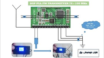 Cara seting DSP PLL FM Agar frequensinya bisa di ubah ke 76~108 MHz untuk Osilator Brik-brikan