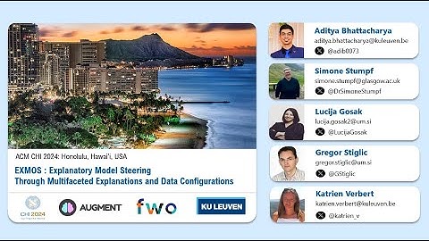 ACM CHI 2024 : Short Demo - 30 secs : EXMOS