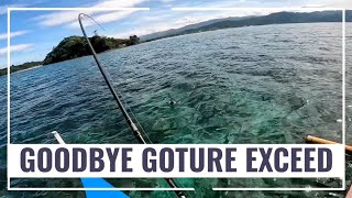Soft bait fishing! | Goodbye Goture Exceed! | Marami na sanang isda kaso naputol ang rod ko!