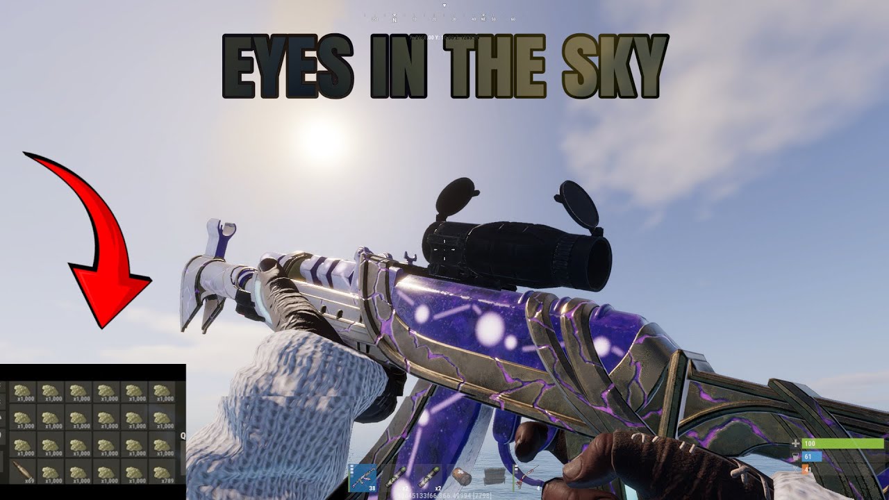 Pink Sky Rust EYES IN THE SKY - RUST CONSOLE EDITION - YouTube