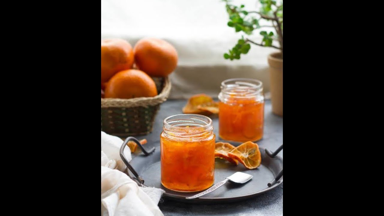 Orange marmalade | jam | quick recipe | easy | home made mango jam