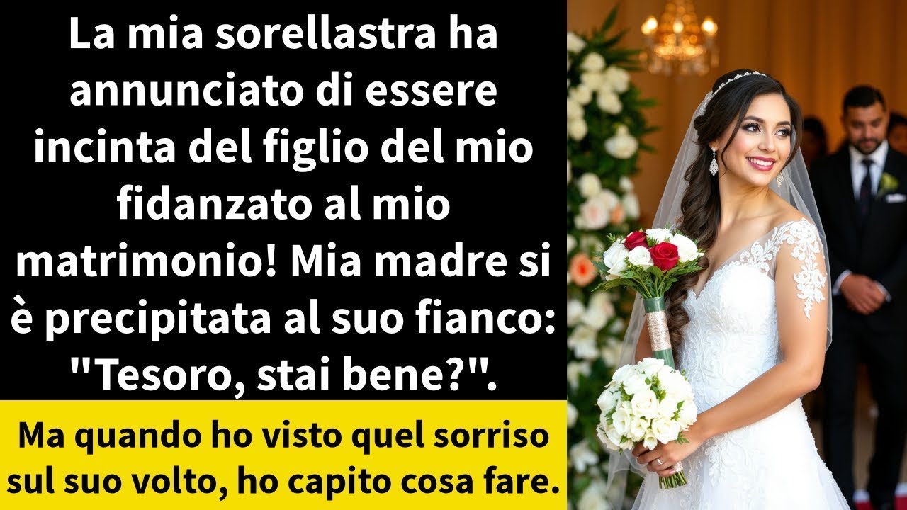 La mia sorellastra ha annunciato di essere incinta del figlio del mio fidanzato al mio matrimonio