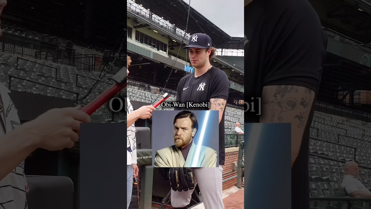 Yankees’ ace Cam Schlittler knows a lot about Star Wars…🤣 #shorts