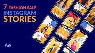 Fashion Sale Instagram Story | After Effects Template | Social Media Reel