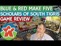 Scholars of the south tigris review  board game review  blue and red make five