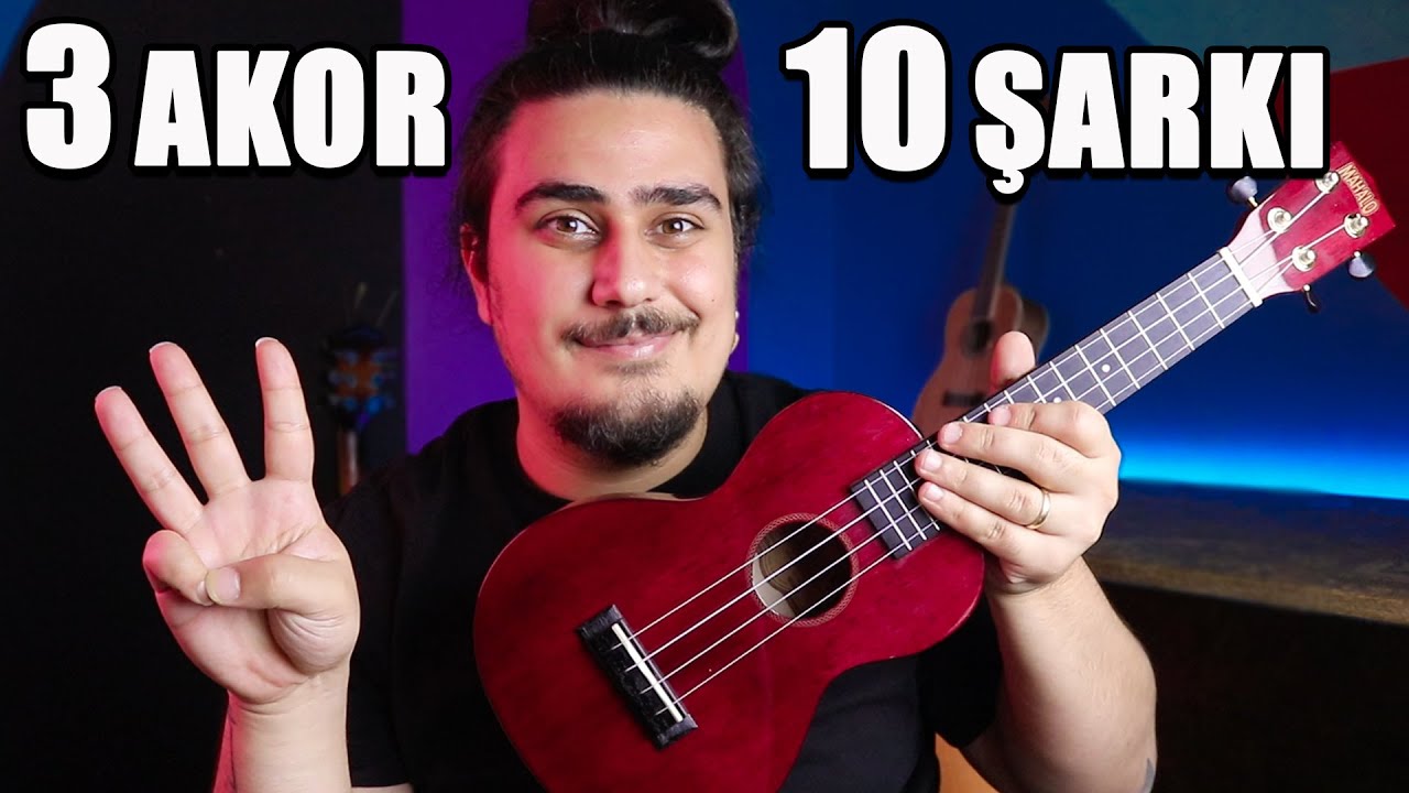 3 Kolay Akor 10 ark Kolay Ukulele arklar Ukulele Dersleri 1