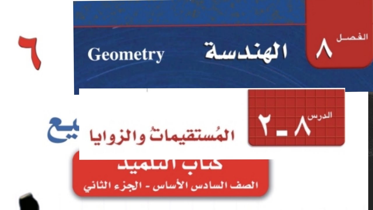 الصف السادس الفصل الثامن الدرس الثاني