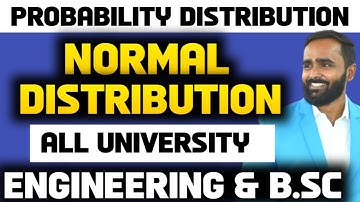 PROBABILITY DISTRIBUTION | NORMAL DISTRIBUTION | All university | PRADEEP GIRI SIR