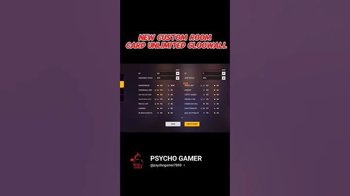 New Update Custom Room Card making Unlimited wall #freefire #shorts