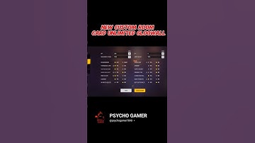 New Update Custom Room Card making Unlimited wall #freefire #shorts