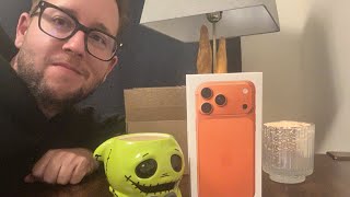 📱 iPhone 17 Pro Max (Orange) Unboxing & Accessories | Soft-Spoken ASMR Unboxing screenshot 1