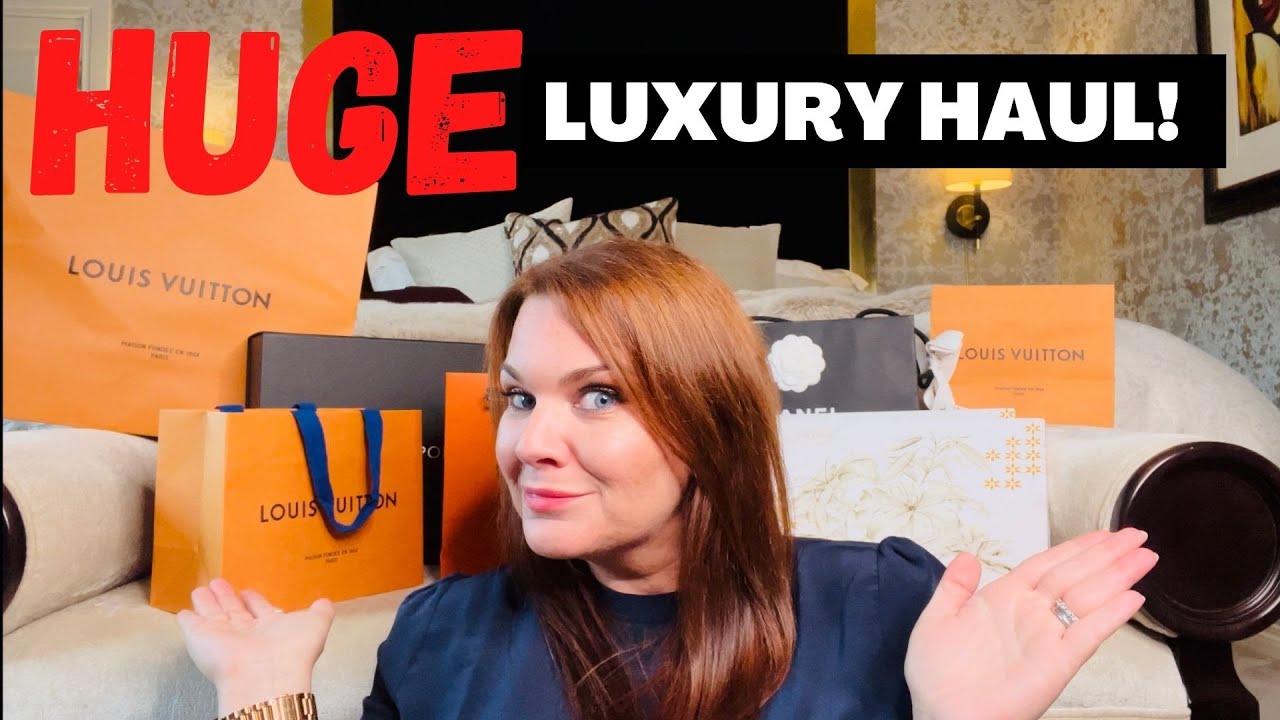HUGE LUXURY HAUL!! Ft CHANEL, LOUIS VUITTON, GUCCI, HERMES, LILYSILK!
