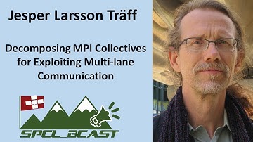 [SPCL_Bcast] Decomposing MPI Collectives for Exploiting Multi-lane Communication