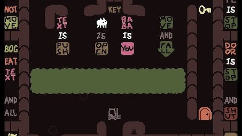 Baba is You - Custom Level - "Self lifting"