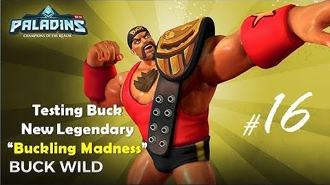 Paladins OB Patch 64 PTS - Testing Buck New Legendary “Buckling Madness”