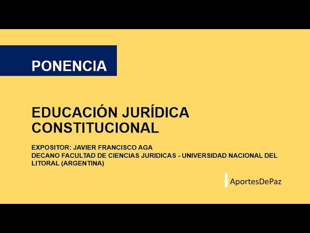Educación Jurídica Constitucional