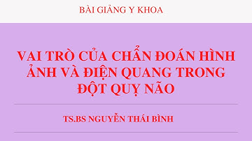 VAI TRÒ CỦA CHẨN ĐOÁN HÌNH ẢNH VÀ ĐIỆN QUANG TRONG ĐỘT QUỴ NÃO
