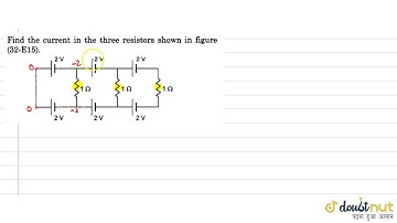 Find the current in the resistor shown in figure. lt br gt lt img src=https://d10lpgp6xz60nq.clo...