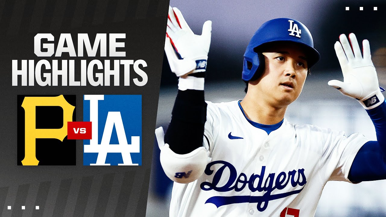 Pirates vs. Dodgers Game Highlights (8/9/24) | MLB Highlights - YouTube
