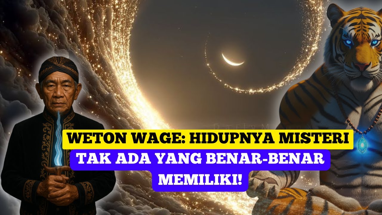 WETON WAGE: HIDUPNYA MISTERI, TAK ADA YANG BENAR-BENAR MEMILIKI!- MAKNA WETON