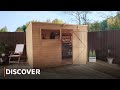 Waltons Shiplap Tongue and Groove Pent Shed Tour Waltons Shiplap Tongue and Groove Pent Shed Tour