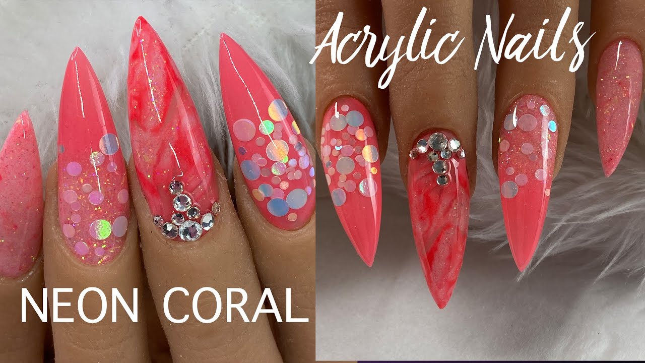 Coral Nail Designs: 45+ Trendiest Looks and Colors | Coral nails with  design, Coral nails, Summery nails