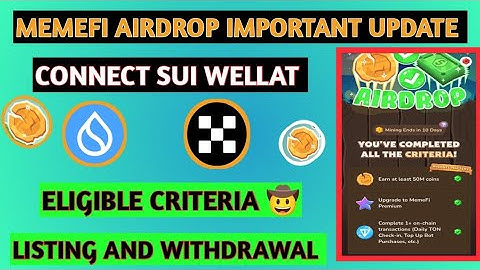 "Memefi Airdrop: New Update & How to Connect Your OKX Sui Wallet!"