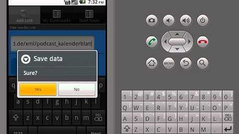Tiny Rss Reader created with Titanium Appcelerator