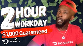 Doordash for 2 Hours a Day Make $1k/Month GUARANTEED (CHALLENGE STARTS MAY 29TH 2022) |