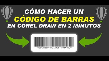 hacer un CODIGO DE BARRAS 2025 en COREL DRAW Super Facil y Rapido