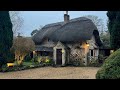 A chocolate box journey down sandy lane englands enchanting thatched cottages