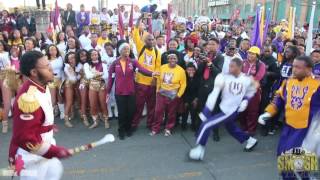 Edna Karr V.S Mcd. 35 'Drummajor Battle' @ (Bacchus Parade 2017