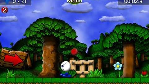 Bounce On World 1 Level 7 100% Cpompleted