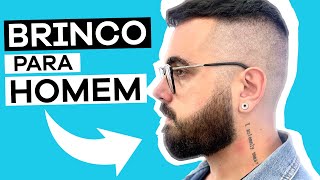 BRINCO MASCULINO, como usar? Inspirações pro Visual!