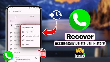 How to Recover Accidentally Deleted Call History On Android | Restore Lost Call Logs Easily