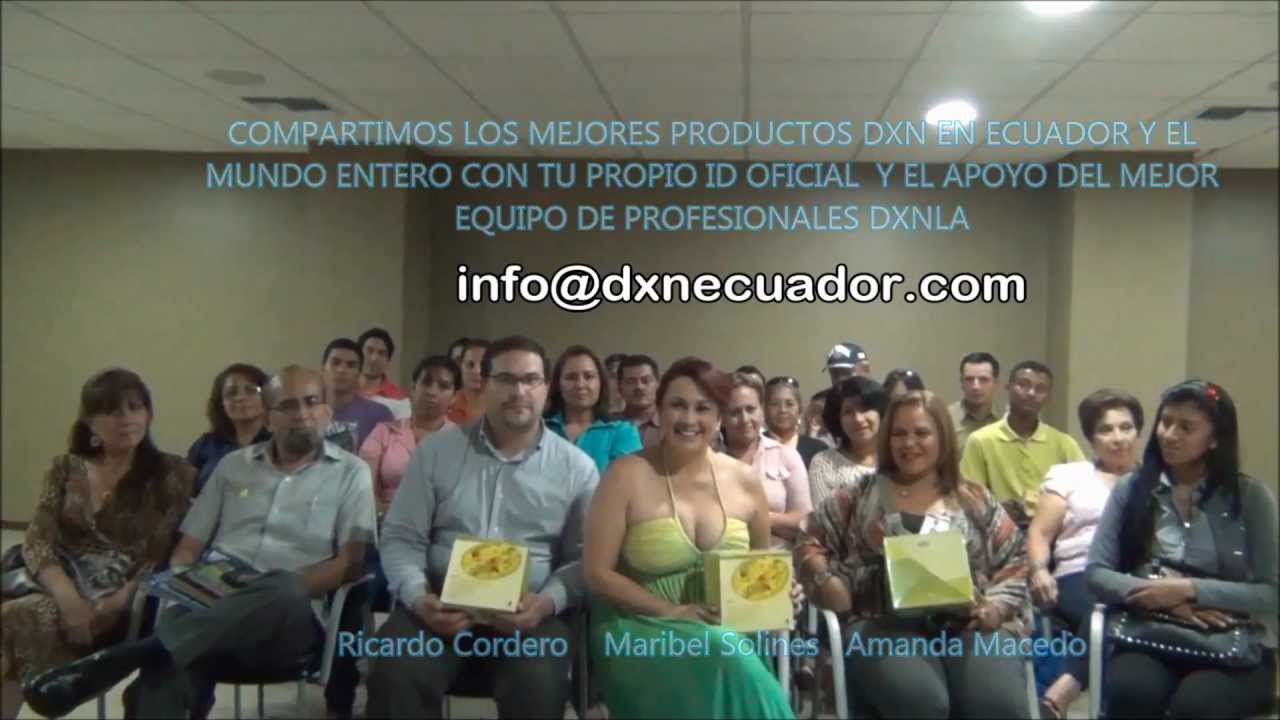 DXN ECUADOR MARIBEL SOLINES CONSUME LA ESPIRULINA DE DXN info@dxnecuador.com