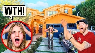 I PAINTED Piper Rockelle&#39;s HOUSE **she got mad**