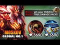 Global moskov broken build full true damage hack for 2024 perfect late game build  101 broken 