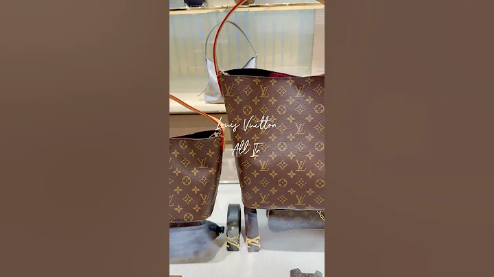 Brand New 🥰 LOUIS VUITTON All In Comparing BB and GM #louisvuitton #lvmonogram #louisvuittonbag