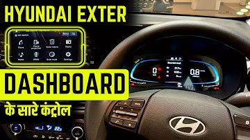 Hyundai Exter Infotainment System - AC Controls & Dashboard (Hindi)