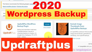 How to create Wordpress backup and upload to google drive using updraftplus plugin