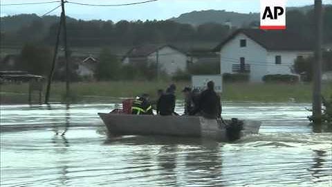 Thousands face being evacuated after heavy rains cause rivers to overflow