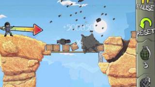 Fragger HD desert strike 14 3 gold medals stars walkthrough gameplay tutorial ipad 2