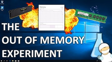 What happens when Windows 10 runs out of memory?