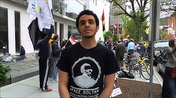 Omar Soltan Brother of Jailed Indy Journalist Mohamed Soltan at CSIS in DC