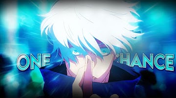 Jujutsu Kaisen " Gojo  " - One Chance - Filmora 12 [EDIT/AMV] Quick!