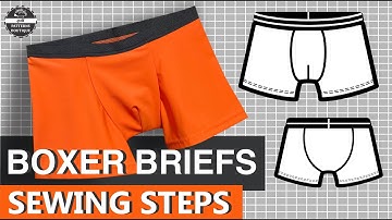 Boxer Briefs for Men — Complete Sew-Along Tutorial (No Talking) | PDF Patterns Boutique