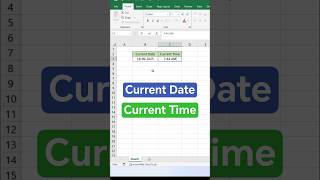 How to Insert Current Date & Time Quickly in Excel👍 #exceltips #exceltricks #Excel #excel# #shorts Profile